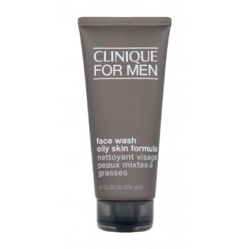 Clinique For Men Oil Control Face Wash 200 ml čisticí gel pro muže na normální pleť; na mastnou pleť