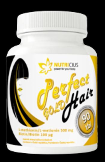 Nutricius Perfect HAIR gold methionin 500 mg+biotin100 ug 90 tablet