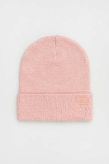 Čepice 4F růžová barva, z tenké pleteniny