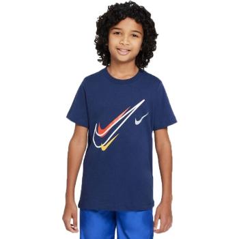 Nike NSW SOS SS TEE Chlapecké tričko, tmavě modrá, velikost M