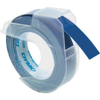 Dymo S0898140, 9mm x 3m, bílý tisk/modrý podklad, originální páska
