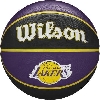 Wilson NBA TEAM TRIBUTE LAKERS Basketbalový míč, fialová, velikost