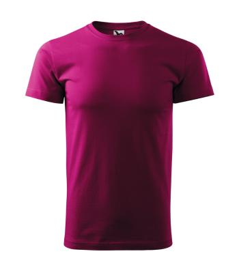 MALFINI Pánské tričko Basic - Světle fuchsiová | XXXL