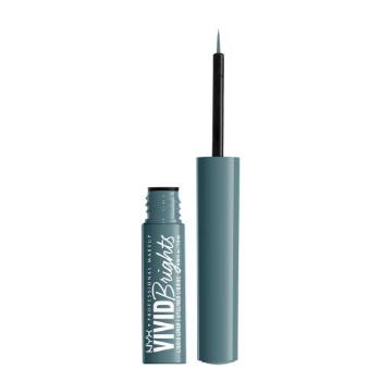 NYX Professional Makeup Vivid Brights 2 ml oční linka pro ženy 01 Cyan Simp tekuté linky