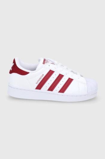 Dětské boty adidas Originals Superstar GY3334 bílá barva