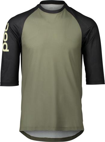 POC MTB Pure 3/4 Jersey - epidote green/uranium black XS