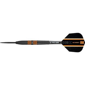 Šipky Target steel Raymond van Barneveld 24g, 80% wolfram RVB, čierne (15087)