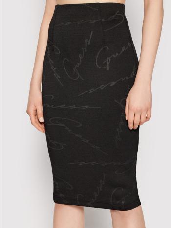 Guess dámská černá pouzdrová sukně - S (JBLK)