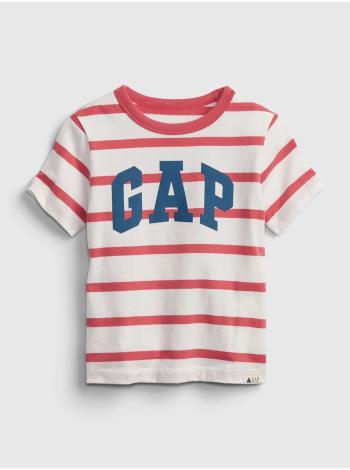 Barevné klučičí dětské tričko GAP Logo stripe t-shirt