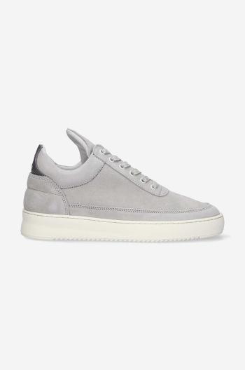 Semišové sneakers boty Filling Pieces Low Top Suede šedá barva, 10122791878