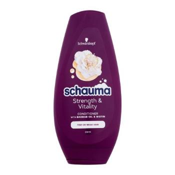 Schwarzkopf Schauma Strength & Vitality Condicioner 250 ml kondicionér pro ženy na jemné vlasy; na oslabené vlasy