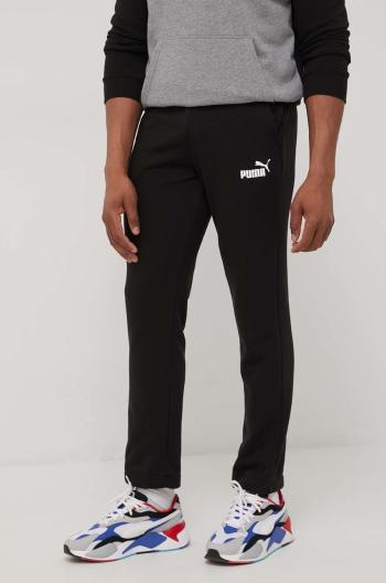 Kalhoty Puma 586720 pánské, černá barva, s potiskem