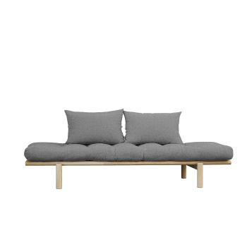 Pohovka Pace Daybed – Clear lacquered/Granite Grey