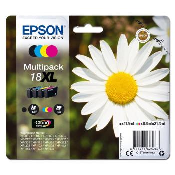 EPSON T1816 (C13T18164012) - originální cartridge, černá + barevná, 11,5ml/3x6,6ml