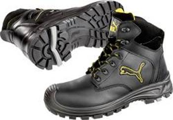 Bezpečnostní obuv S3 PUMA Safety Borneo Black Mid 630411-42, vel.: 42, černá, žlutá, 1 pár