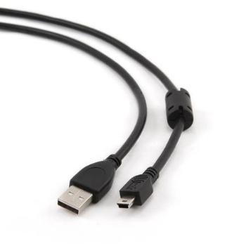 Gembird KAB051C1F C-TECH USB 2.0, A-MINI 5PM, 1,8m, černý