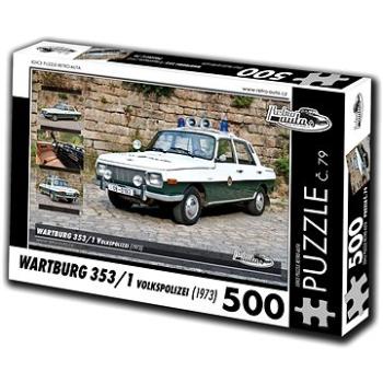 Retro-auta Puzzle č. 79 Wartburg 353/1 Volkspolizei (1973) 500 dílků (8594047726792)