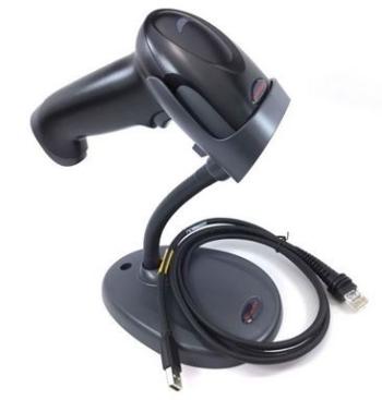 Honeywell Voyager XP 1470 - 2D, černý, USB kit, 1,5m kabel, stojan - PROMO, 1470G2D-2USB-1-R