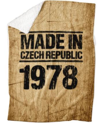 Deka Made In (rok: 1978, Podšití beránkem: ANO)