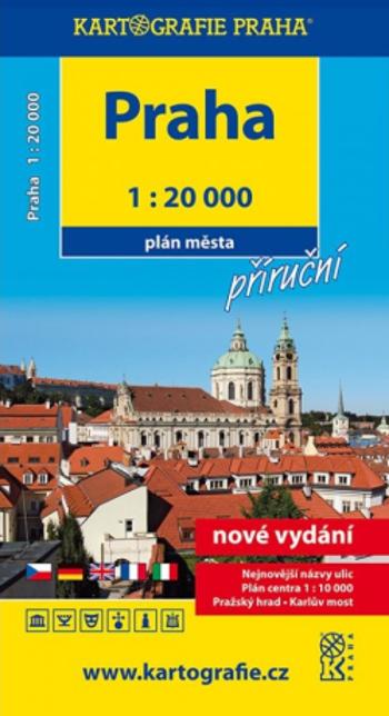 Praha - 1:20 000 plán města příruční