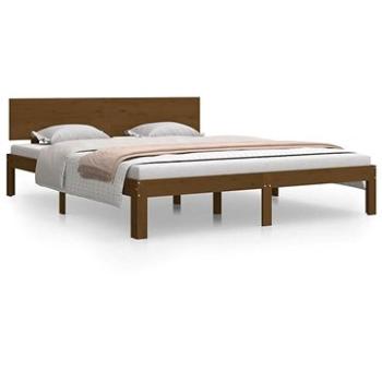 Rám postele medově hnědý masivní borovice 160 × 200 cm, 810508 (810508)
