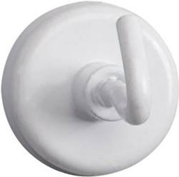 Maul 6157802 magnet, (Ø x v) 25 mm x 36 mm, kulatý, s hákem, bílá, 5 ks