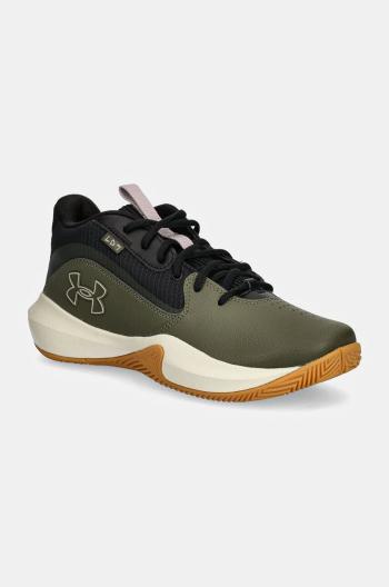 Basketbalové boty Under Armour Lockdown 7 zelená barva, 3028512