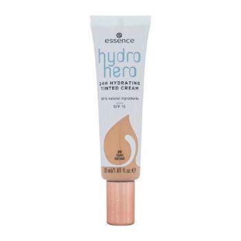 Essence Hydro Hero 24H Hydrating Tinted Cream SPF15 30 ml make-up pro ženy 20 Sun Beige na všechny typy pleti; na dehydratovanou pleť