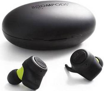 True Wireless sportovní špuntová sluchátka Boompods Boombuds TWSBLK, černá