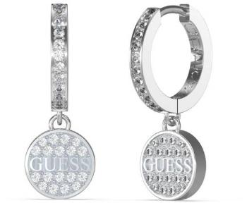 Guess Oslnivé ocelové náušnice Huggie Me JUBE03137JWRHT/U