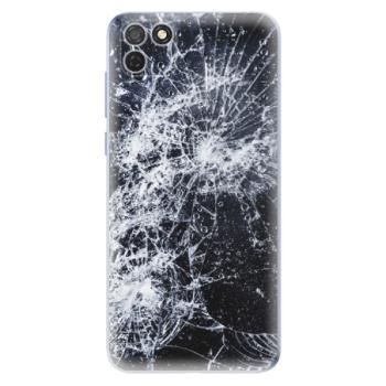 Odolné silikonové pouzdro iSaprio - Cracked - Honor 9S