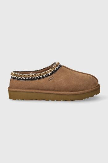 Semišové papuče UGG W TASMAN hnědá barva, 5955 CHE