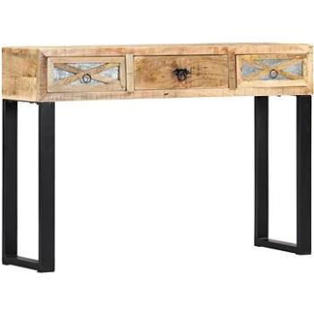 Konzolový stolek 110x30x76 cm masivní mangovníkové dřevo (282761)