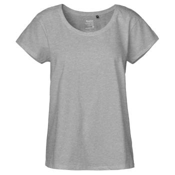 Neutral Dámské tričko Loose Fit z organické Fairtrade bavlny - Sportovně šedá | XL