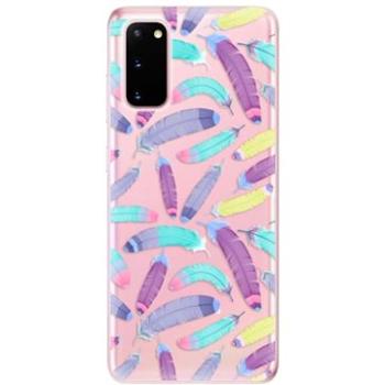 iSaprio Feather Pattern 01 pro Samsung Galaxy S20 (featpatt01-TPU2_S20)