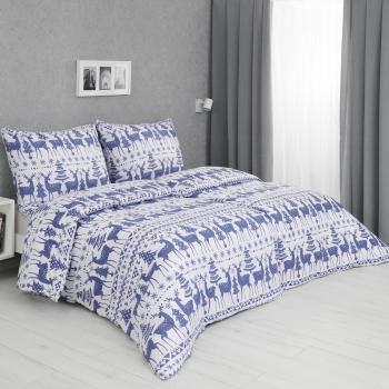 TP Zvýhodněná sada Microtop povlečení na dvě lůžka 140x200+70x90 - Vánoční les