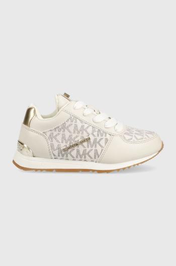 Dětské sneakers boty Michael Kors béžová barva