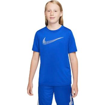 Nike NK DF HBR SS TOP Chlapecké tričko, modrá, velikost XL