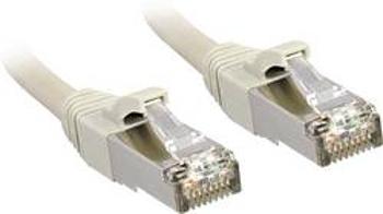 Síťový kabel RJ45 LINDY 45588, CAT 6, S/FTP, 15.00 m, šedá