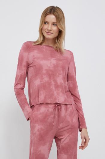 Tričko s dlouhým rukávem GAP dámské, růžová barva