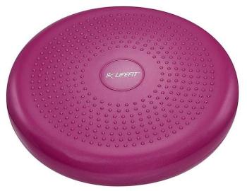 Balanční masážní polštářek LIFEFIT BALANCE CUSHION 33cm, bordó