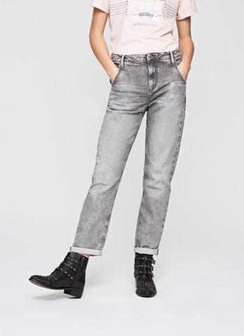 Pepe Jeans dámské šedé džíny Hanze