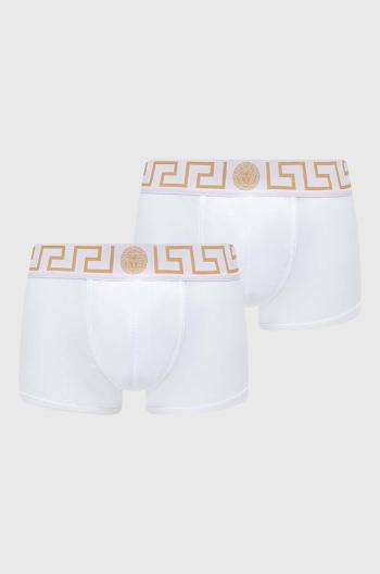 Boxerky Versace 2-pack pánské, bílá barva, AU10181 1A10011