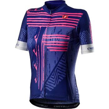 Castelli ASTRATTA W Dámský cyklistický dres, tmavě modrá, velikost L