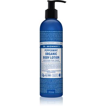 Dr. Bronner’s Peppermint osvěžující tělové mléko s hydratačním účinkem 240 ml