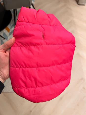 Vsepropejska Navy zimní bunda pro psa s kožíškem Barva: Růžová, Délka zad (cm): 36, Obvod hrudníku: 55 - 58 cm