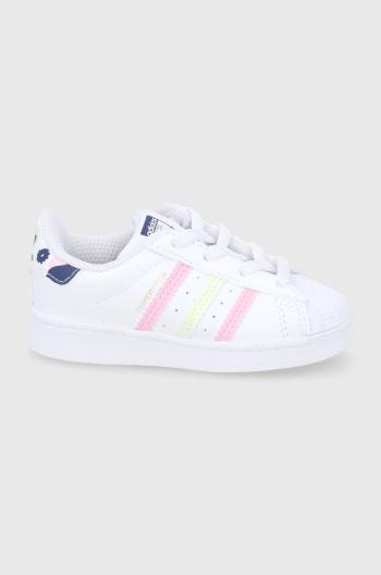 Dětské boty adidas Originals Superstar GY3332 bílá barva