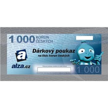 Elektronický dárkový poukaz Alza.cz na nákup zboží v hodnotě 1000 Kč