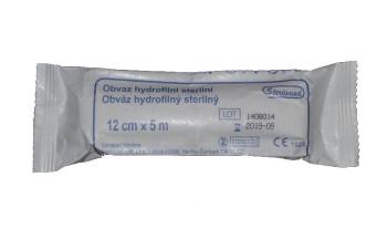 Steriwund Obinadlo hydrofilní pletené sterilní 12 cm x 5 m 1 ks