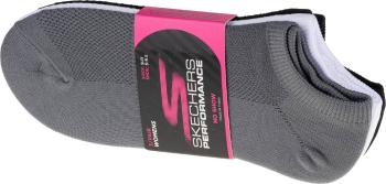 SKECHERS 3PK WOMENS SUPER STRETCH SOCKS S101720-WBK Velikost: 36-40